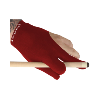 Billard Handschuh J.Parker dunkelrot